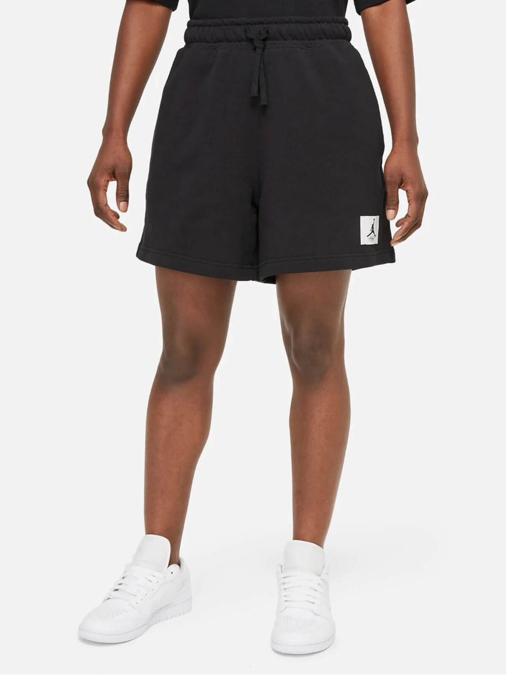 Jordan Women's Essential Black Athletic Fleece Shorts